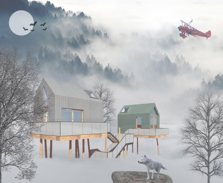 Rendering-Collage heller